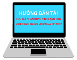 Hướng dẫn tải đơn giá Nhân công Lạng Sơn trên Dự toán Eta